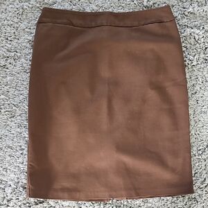 New York & Company Chocolate Pencil Skirt, 4